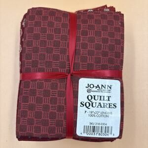 NEW JOANN QUILT SQUARE SET 18”x22”